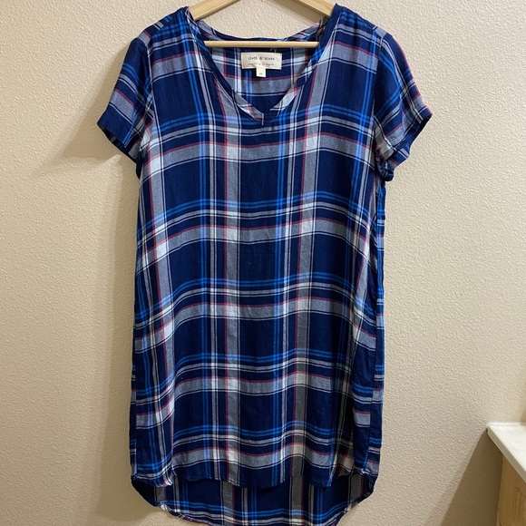 Anthropologie Cloth & Stone plaid dress - Picture 2 of 5